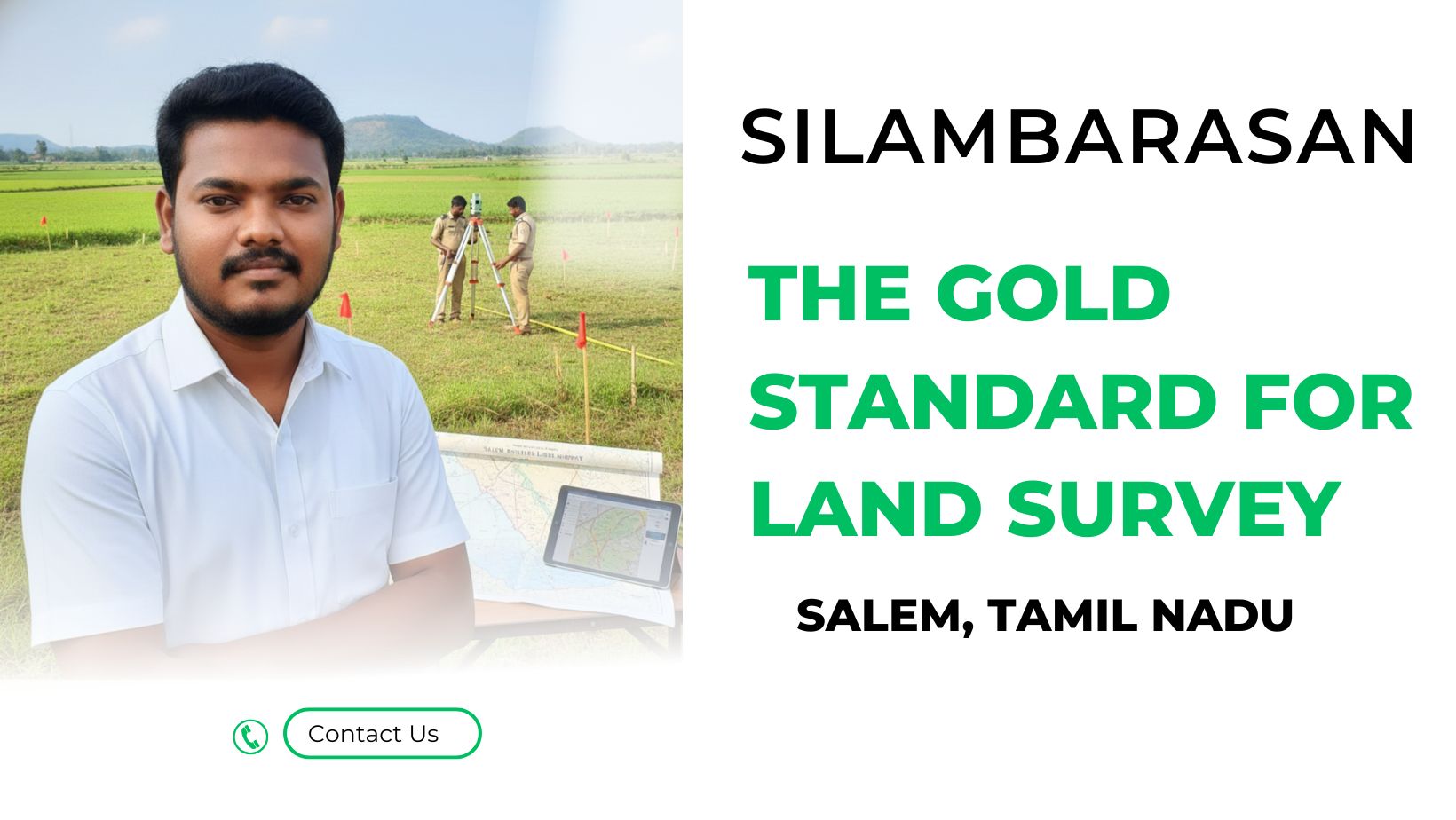 Silambarasan : The Gold Standard for Land Survey in Salem, Tamil Nadu